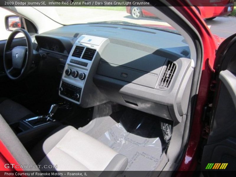Inferno Red Crystal Pearl / Dark Slate Gray/Light Graystone 2009 Dodge Journey SE