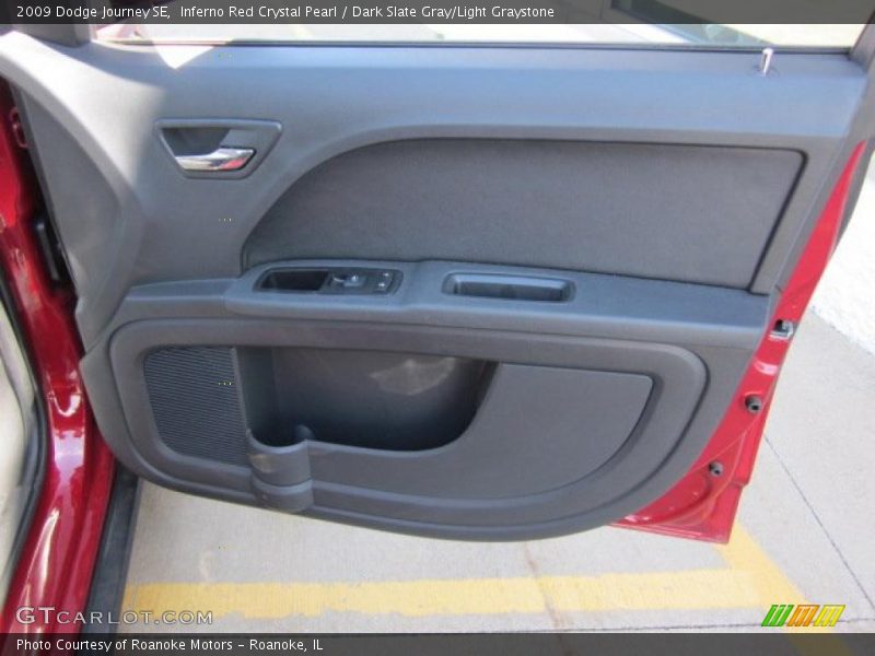 Inferno Red Crystal Pearl / Dark Slate Gray/Light Graystone 2009 Dodge Journey SE