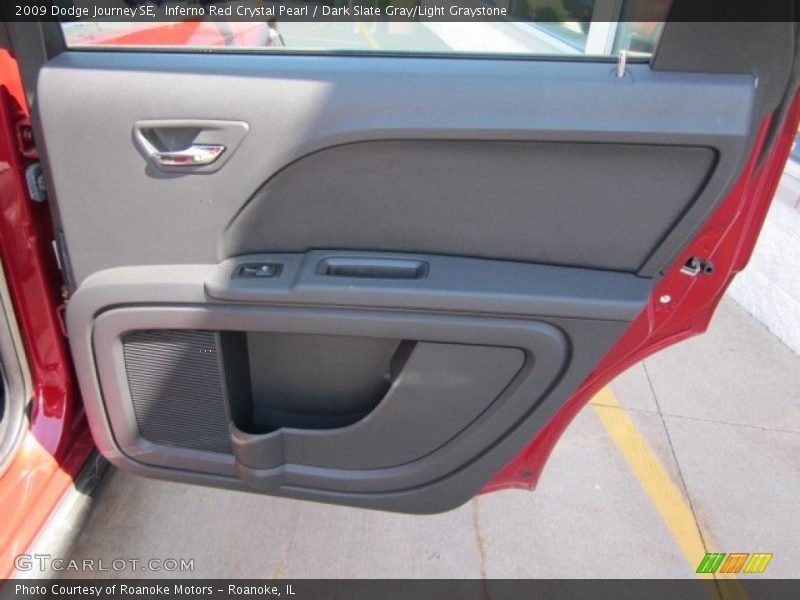 Inferno Red Crystal Pearl / Dark Slate Gray/Light Graystone 2009 Dodge Journey SE