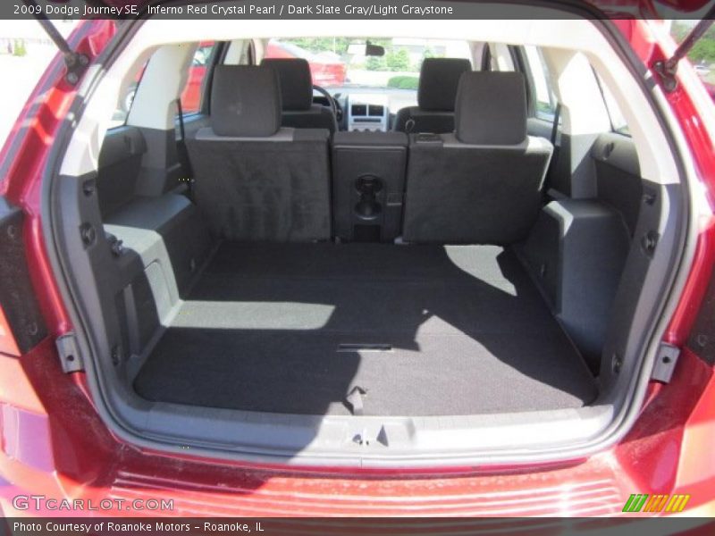 Inferno Red Crystal Pearl / Dark Slate Gray/Light Graystone 2009 Dodge Journey SE