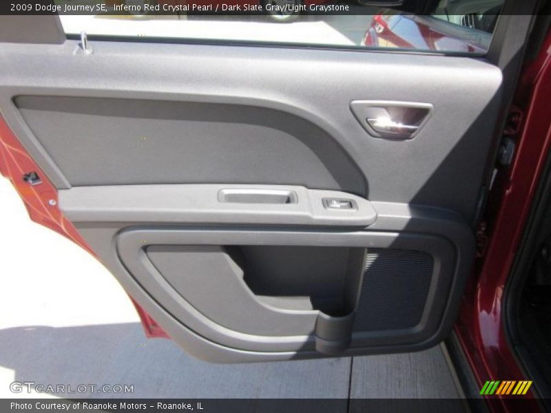 Inferno Red Crystal Pearl / Dark Slate Gray/Light Graystone 2009 Dodge Journey SE