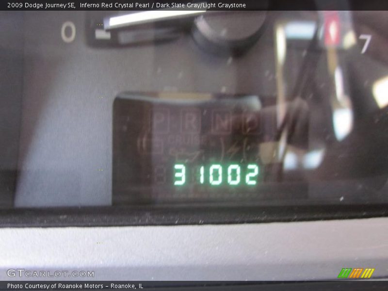 Inferno Red Crystal Pearl / Dark Slate Gray/Light Graystone 2009 Dodge Journey SE