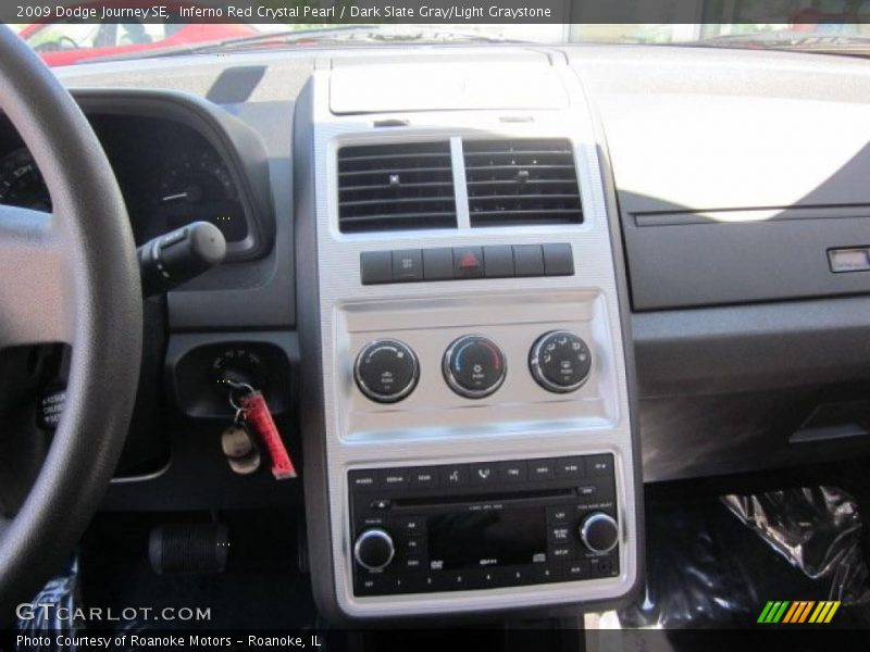 Inferno Red Crystal Pearl / Dark Slate Gray/Light Graystone 2009 Dodge Journey SE