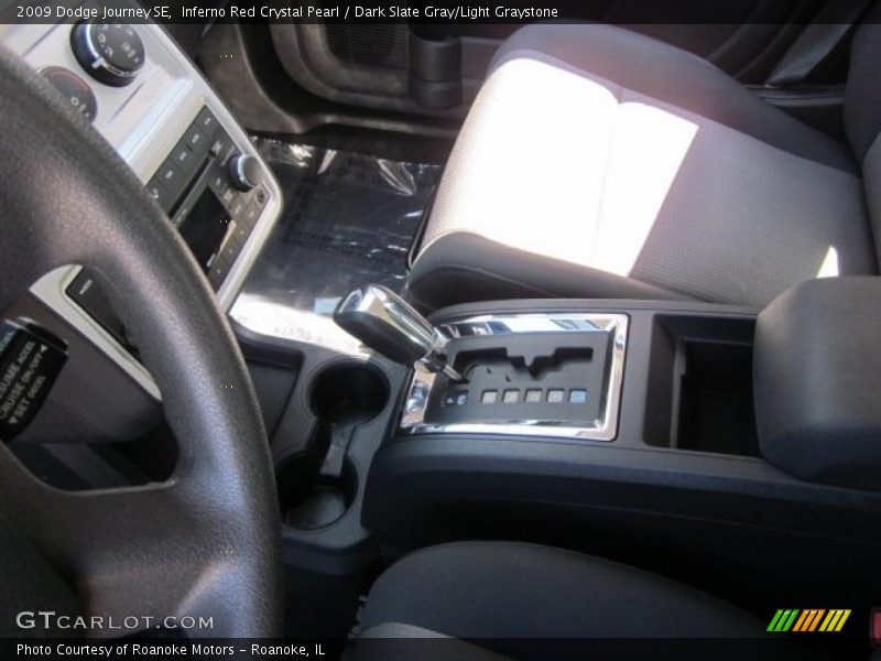 Inferno Red Crystal Pearl / Dark Slate Gray/Light Graystone 2009 Dodge Journey SE