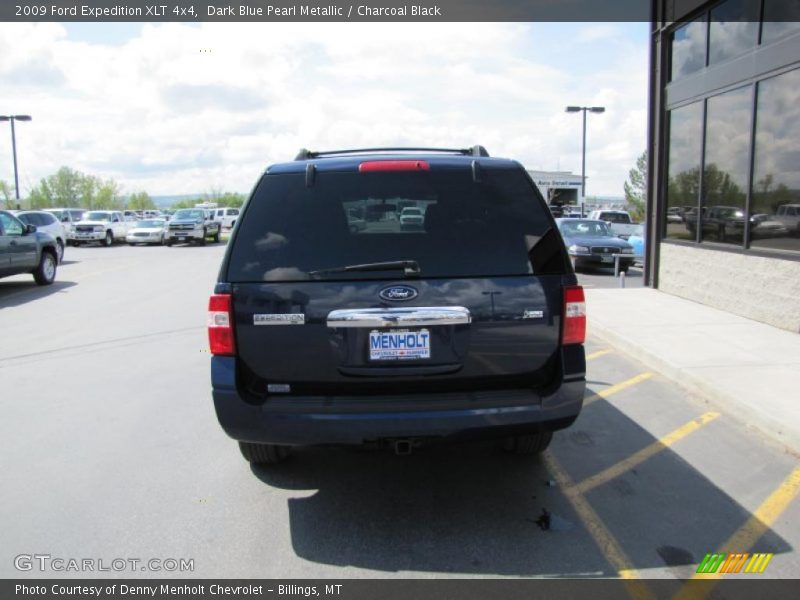 Dark Blue Pearl Metallic / Charcoal Black 2009 Ford Expedition XLT 4x4
