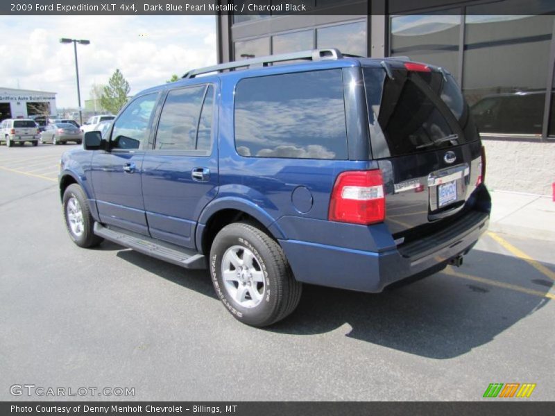 Dark Blue Pearl Metallic / Charcoal Black 2009 Ford Expedition XLT 4x4