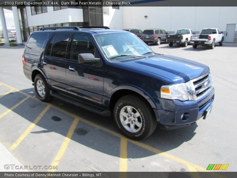 Dark Blue Pearl Metallic / Charcoal Black 2009 Ford Expedition XLT 4x4