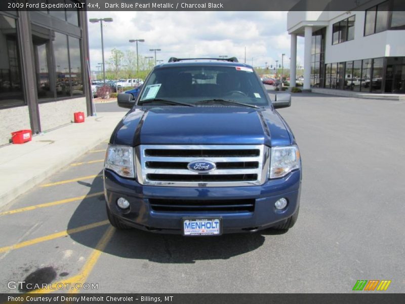 Dark Blue Pearl Metallic / Charcoal Black 2009 Ford Expedition XLT 4x4
