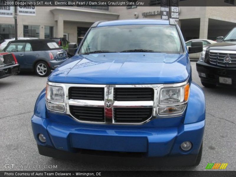 Electric Blue Pearl / Dark Slate Gray/Light Slate Gray 2008 Dodge Nitro SXT 4x4