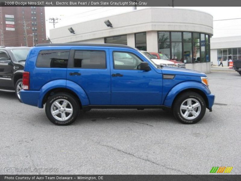 Electric Blue Pearl / Dark Slate Gray/Light Slate Gray 2008 Dodge Nitro SXT 4x4