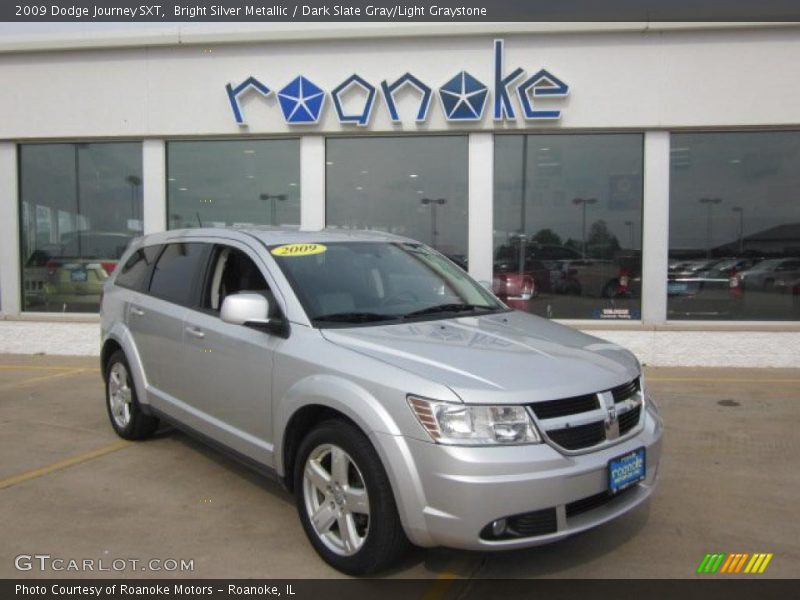 Bright Silver Metallic / Dark Slate Gray/Light Graystone 2009 Dodge Journey SXT