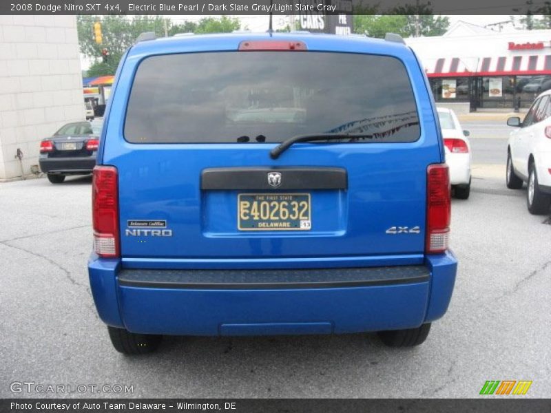 Electric Blue Pearl / Dark Slate Gray/Light Slate Gray 2008 Dodge Nitro SXT 4x4