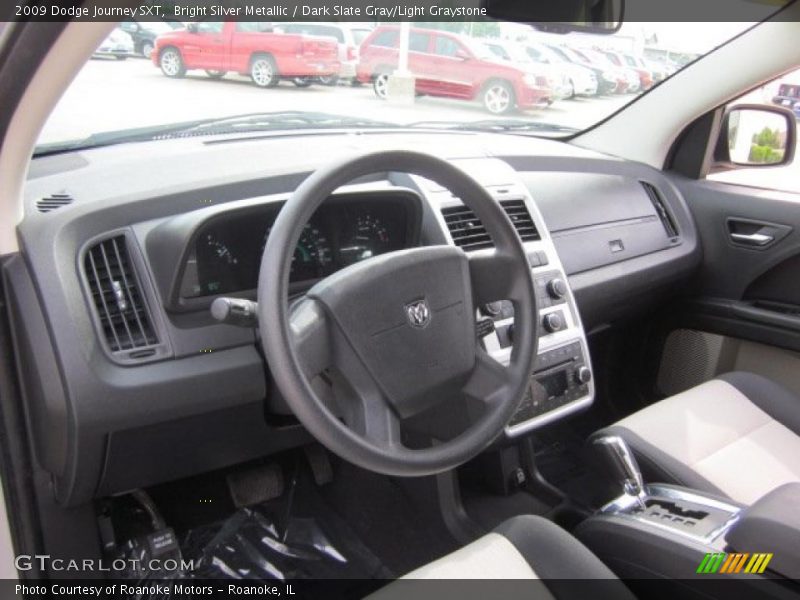 Bright Silver Metallic / Dark Slate Gray/Light Graystone 2009 Dodge Journey SXT