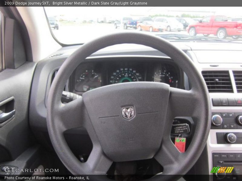 Bright Silver Metallic / Dark Slate Gray/Light Graystone 2009 Dodge Journey SXT