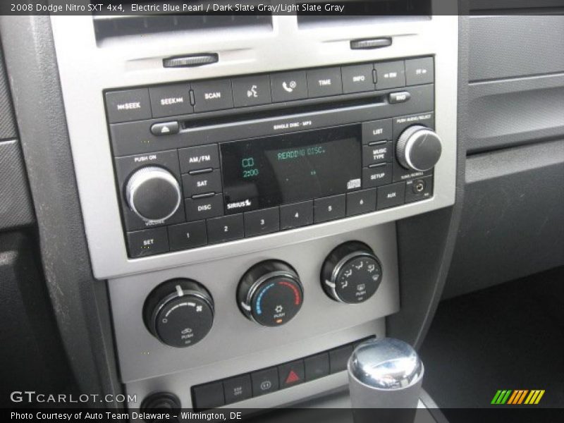 Electric Blue Pearl / Dark Slate Gray/Light Slate Gray 2008 Dodge Nitro SXT 4x4