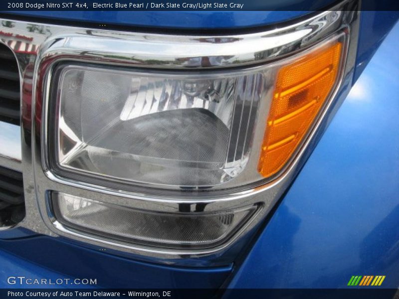 Electric Blue Pearl / Dark Slate Gray/Light Slate Gray 2008 Dodge Nitro SXT 4x4