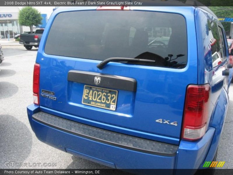 Electric Blue Pearl / Dark Slate Gray/Light Slate Gray 2008 Dodge Nitro SXT 4x4