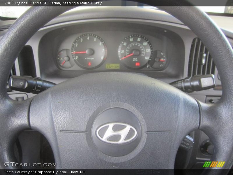 Sterling Metallic / Gray 2005 Hyundai Elantra GLS Sedan