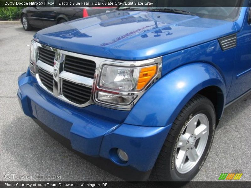 Electric Blue Pearl / Dark Slate Gray/Light Slate Gray 2008 Dodge Nitro SXT 4x4