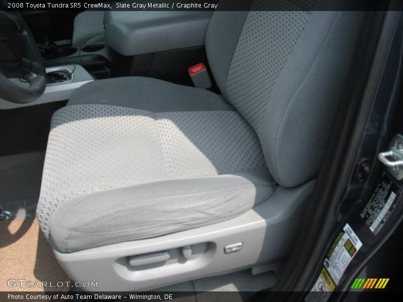 Slate Gray Metallic / Graphite Gray 2008 Toyota Tundra SR5 CrewMax