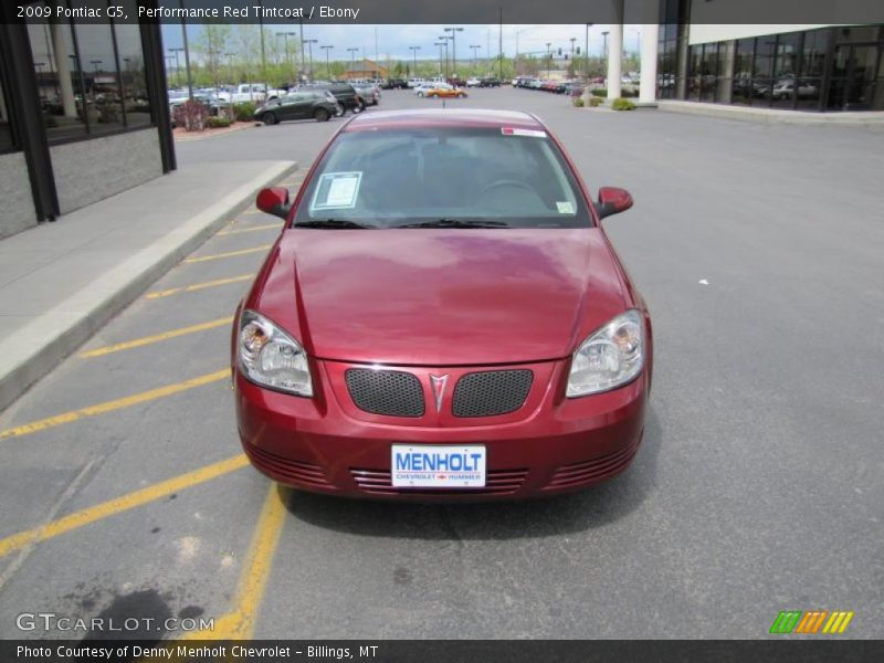 Performance Red Tintcoat / Ebony 2009 Pontiac G5
