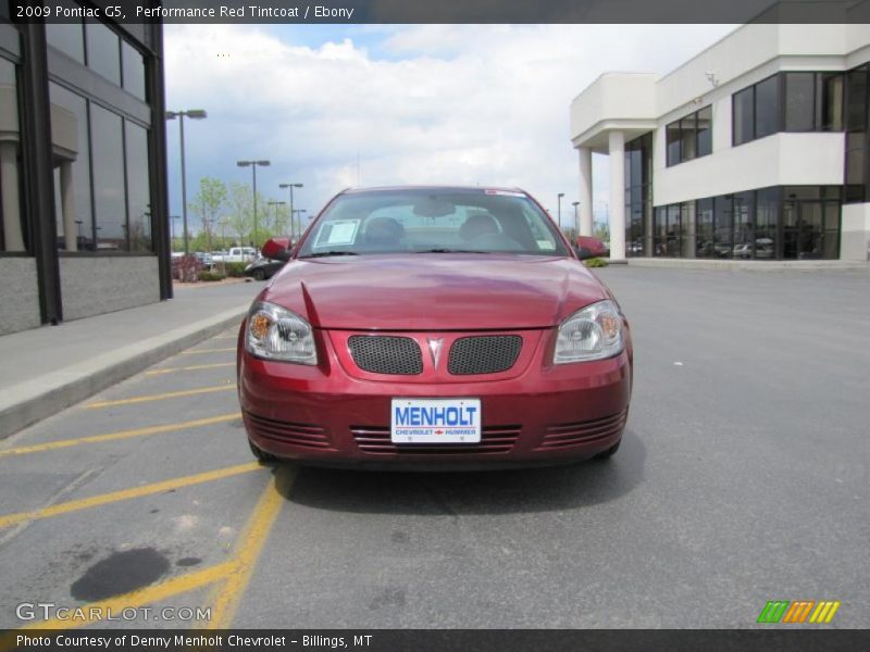 Performance Red Tintcoat / Ebony 2009 Pontiac G5