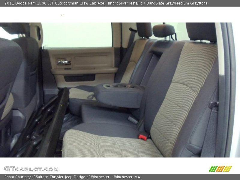 Bright Silver Metallic / Dark Slate Gray/Medium Graystone 2011 Dodge Ram 1500 SLT Outdoorsman Crew Cab 4x4