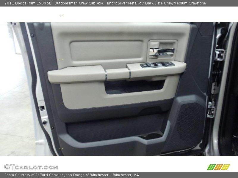 Bright Silver Metallic / Dark Slate Gray/Medium Graystone 2011 Dodge Ram 1500 SLT Outdoorsman Crew Cab 4x4