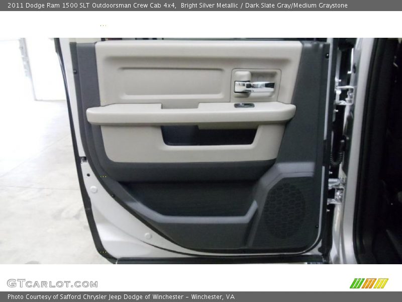 Bright Silver Metallic / Dark Slate Gray/Medium Graystone 2011 Dodge Ram 1500 SLT Outdoorsman Crew Cab 4x4
