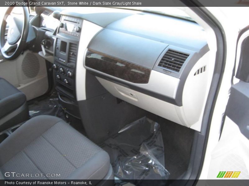 Stone White / Dark Slate Gray/Light Shale 2010 Dodge Grand Caravan SXT