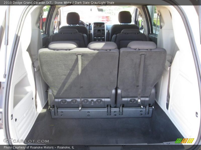 Stone White / Dark Slate Gray/Light Shale 2010 Dodge Grand Caravan SXT