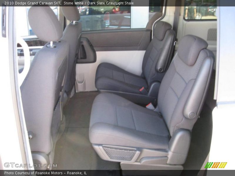 Stone White / Dark Slate Gray/Light Shale 2010 Dodge Grand Caravan SXT