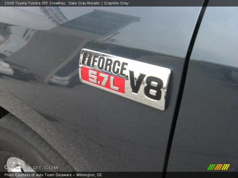 Slate Gray Metallic / Graphite Gray 2008 Toyota Tundra SR5 CrewMax