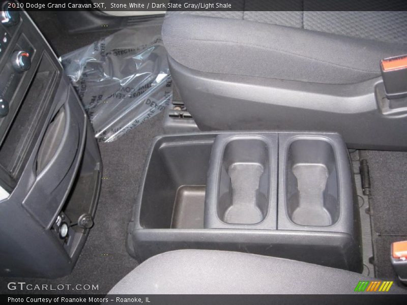 Stone White / Dark Slate Gray/Light Shale 2010 Dodge Grand Caravan SXT