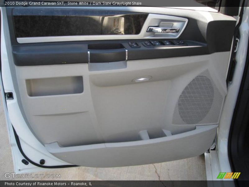 Stone White / Dark Slate Gray/Light Shale 2010 Dodge Grand Caravan SXT