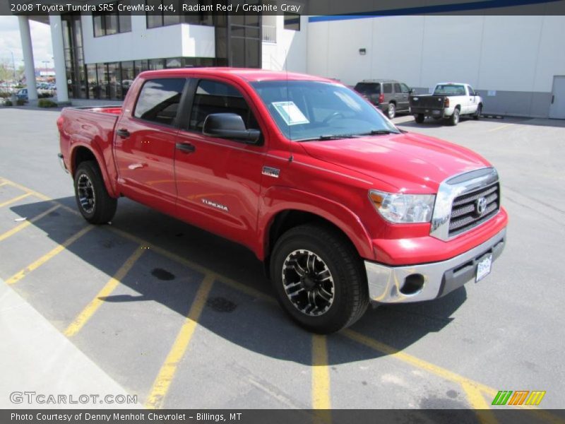 Radiant Red / Graphite Gray 2008 Toyota Tundra SR5 CrewMax 4x4