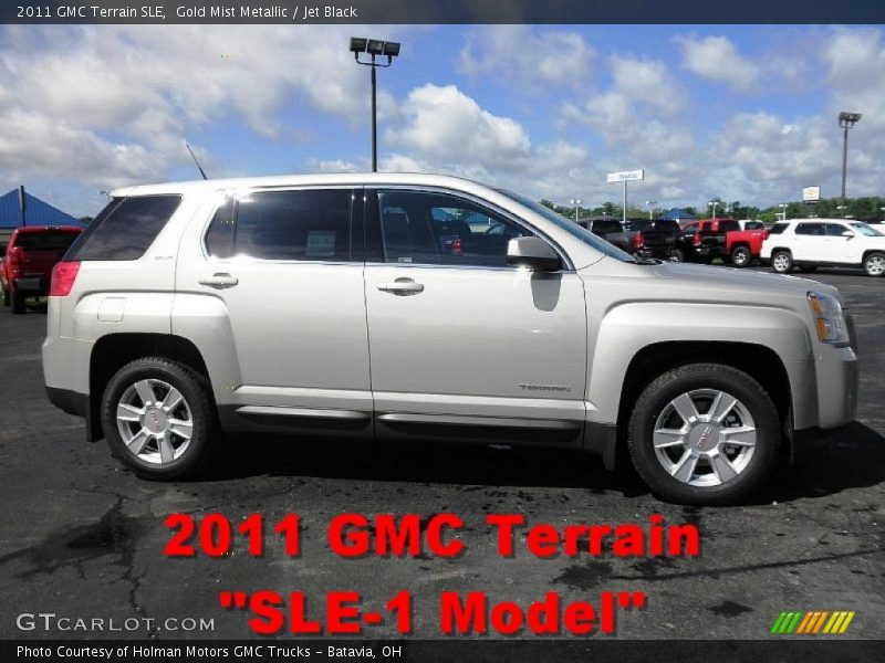 Gold Mist Metallic / Jet Black 2011 GMC Terrain SLE