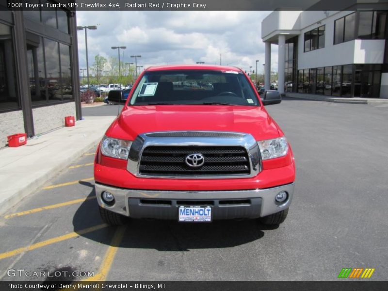 Radiant Red / Graphite Gray 2008 Toyota Tundra SR5 CrewMax 4x4
