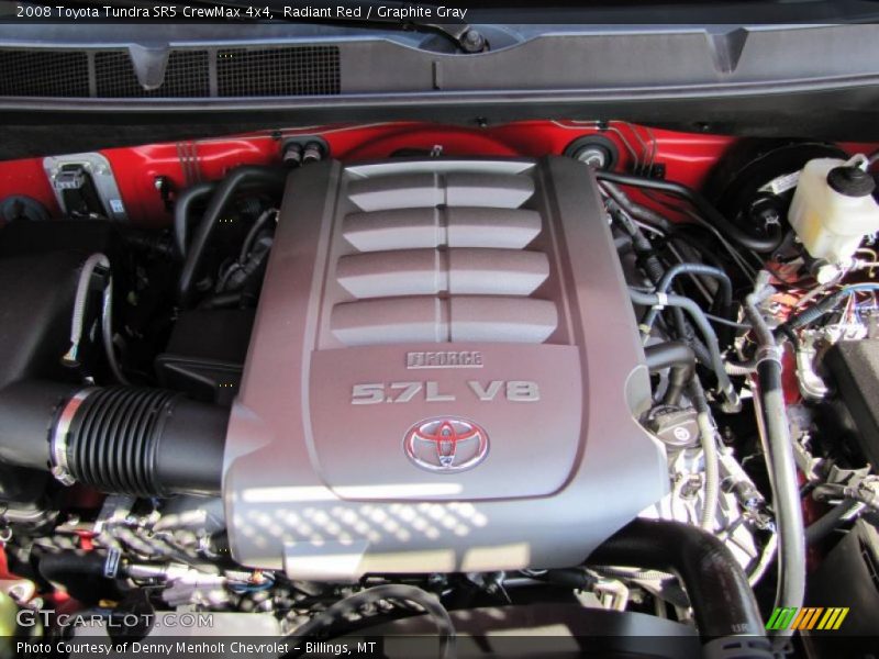  2008 Tundra SR5 CrewMax 4x4 Engine - 5.7 Liter DOHC 32-Valve VVT V8