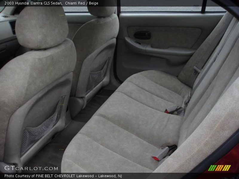 Chianti Red / Beige 2003 Hyundai Elantra GLS Sedan
