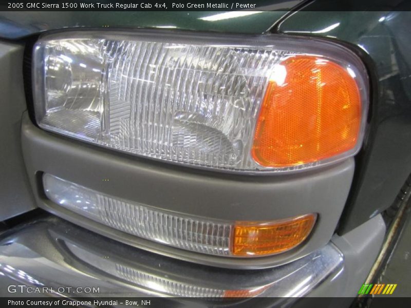 Polo Green Metallic / Pewter 2005 GMC Sierra 1500 Work Truck Regular Cab 4x4