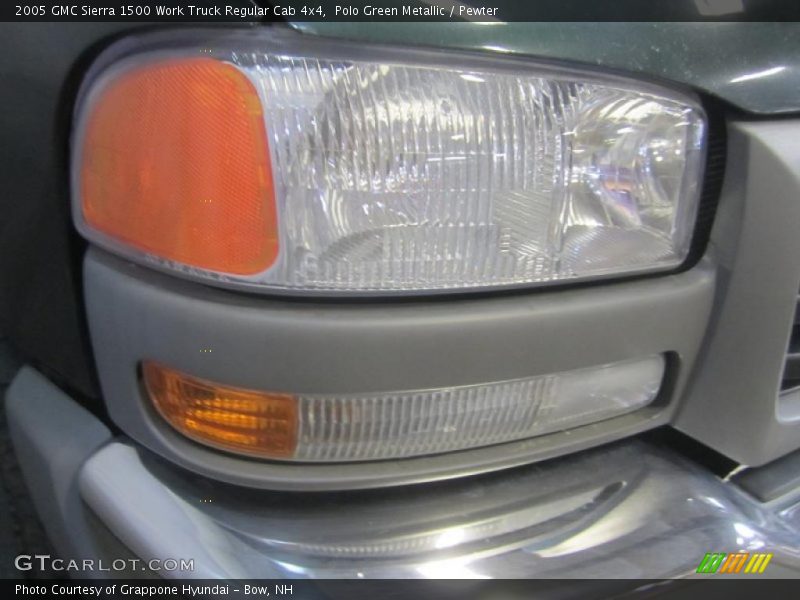 Polo Green Metallic / Pewter 2005 GMC Sierra 1500 Work Truck Regular Cab 4x4