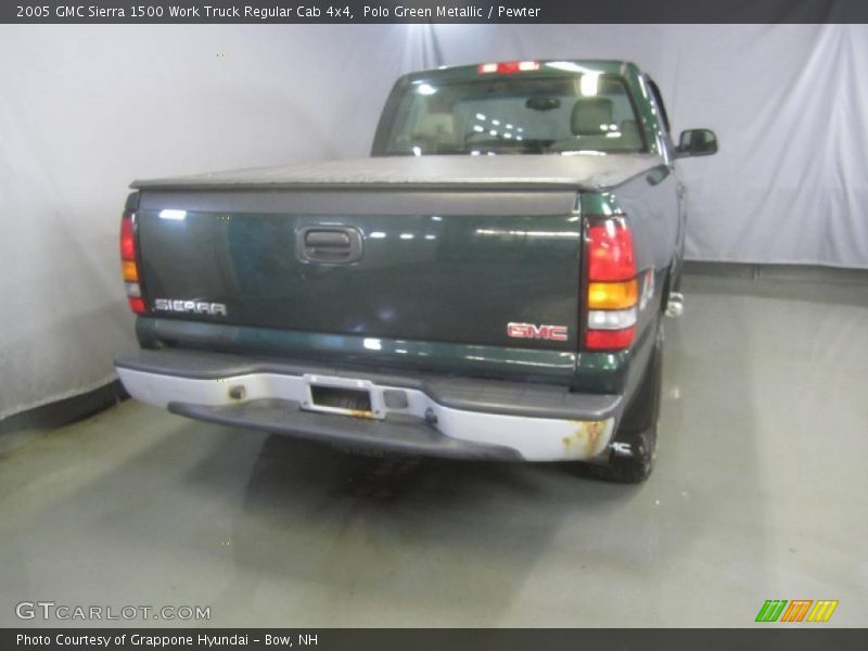 Polo Green Metallic / Pewter 2005 GMC Sierra 1500 Work Truck Regular Cab 4x4