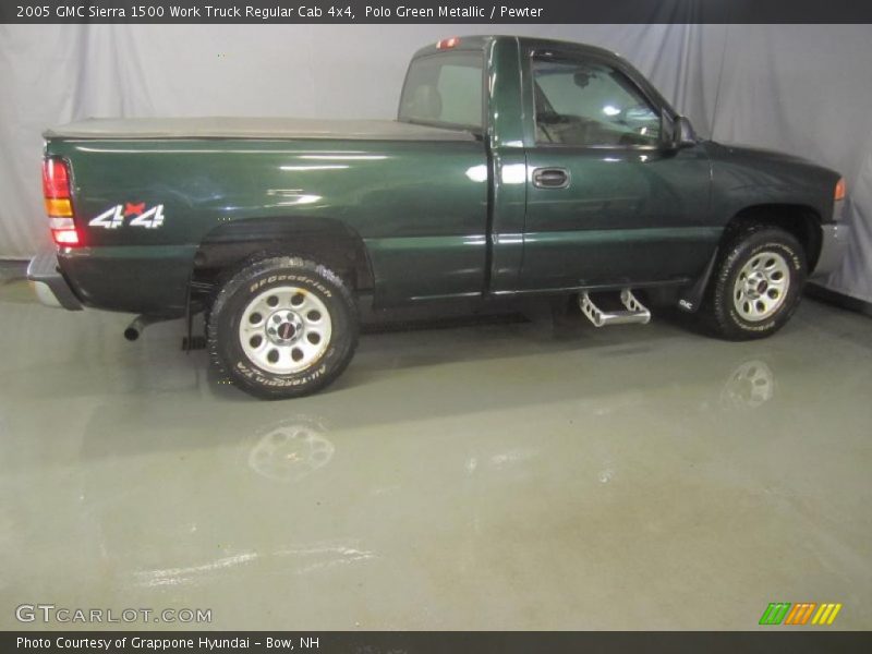 Polo Green Metallic / Pewter 2005 GMC Sierra 1500 Work Truck Regular Cab 4x4