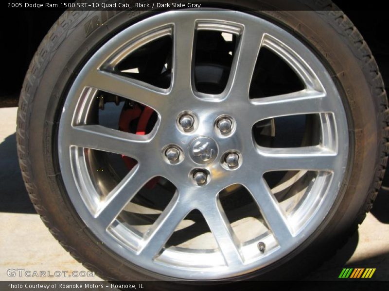 Black / Dark Slate Gray 2005 Dodge Ram 1500 SRT-10 Quad Cab