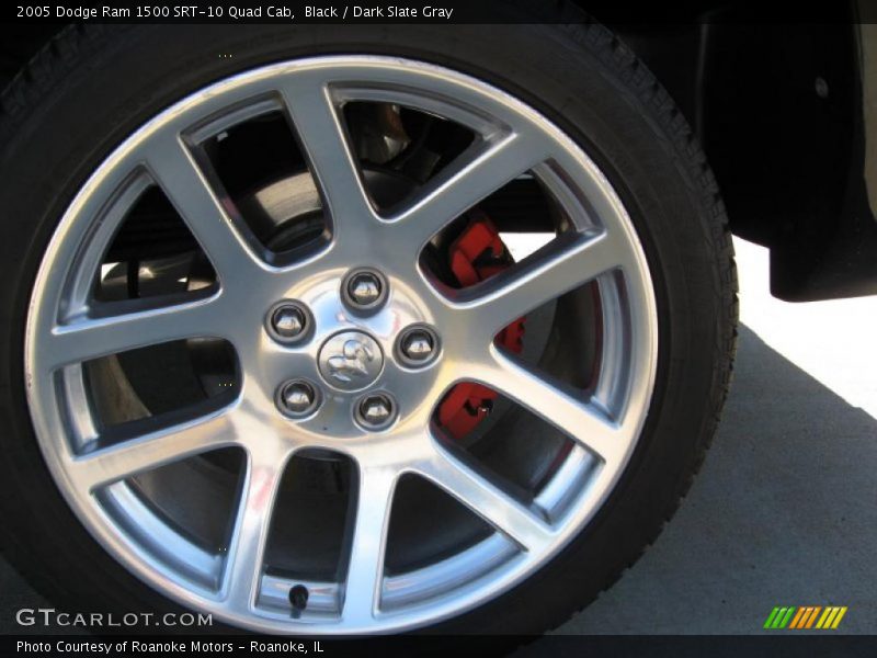 Black / Dark Slate Gray 2005 Dodge Ram 1500 SRT-10 Quad Cab