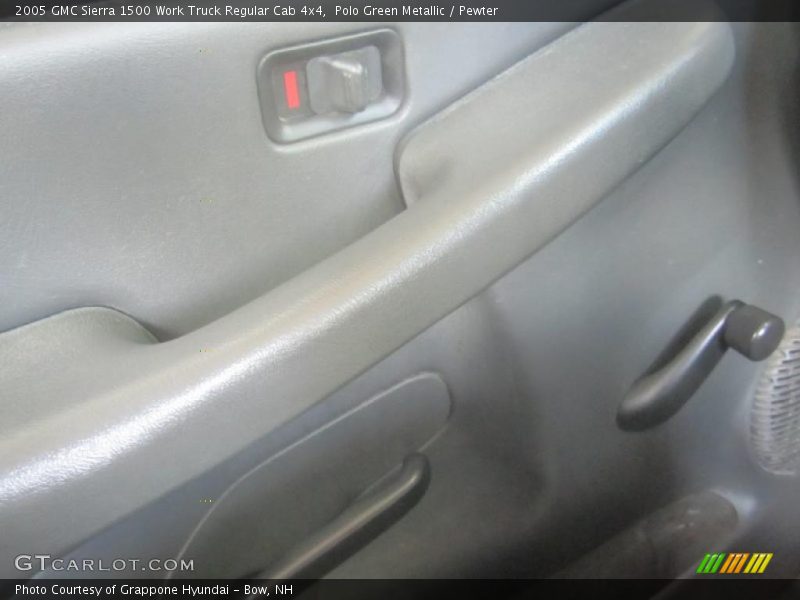 Polo Green Metallic / Pewter 2005 GMC Sierra 1500 Work Truck Regular Cab 4x4