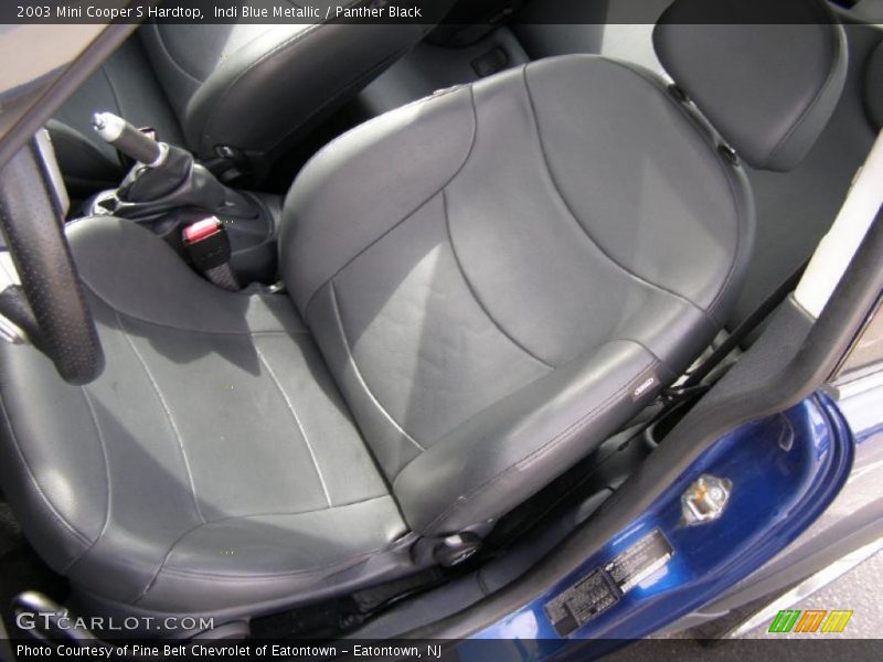 Indi Blue Metallic / Panther Black 2003 Mini Cooper S Hardtop