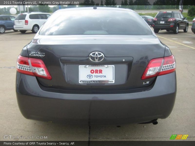 Magnetic Gray Metallic / Ash 2011 Toyota Camry LE