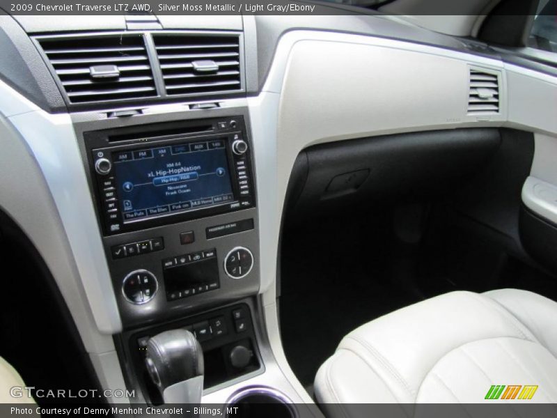 Silver Moss Metallic / Light Gray/Ebony 2009 Chevrolet Traverse LTZ AWD